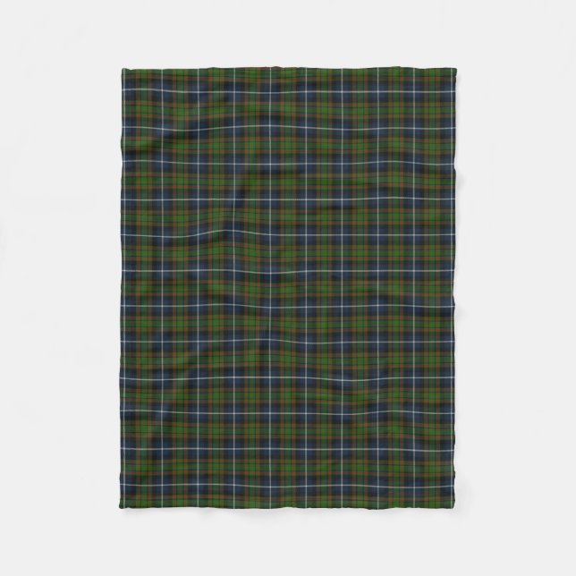 Scottish Klan MacRae Hunting Classic Tartan Fleecefilt (Framsidan)