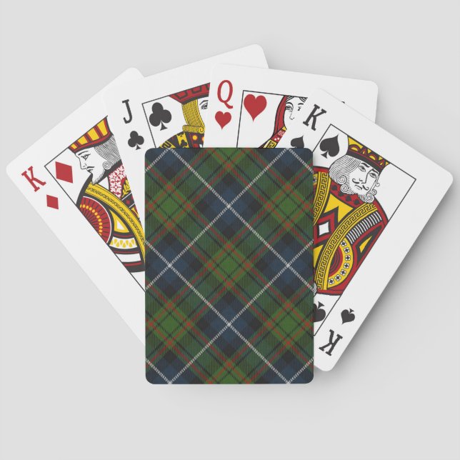 Scottish Klan MacRae Tartan Deck Spel Kort (Baksidan)