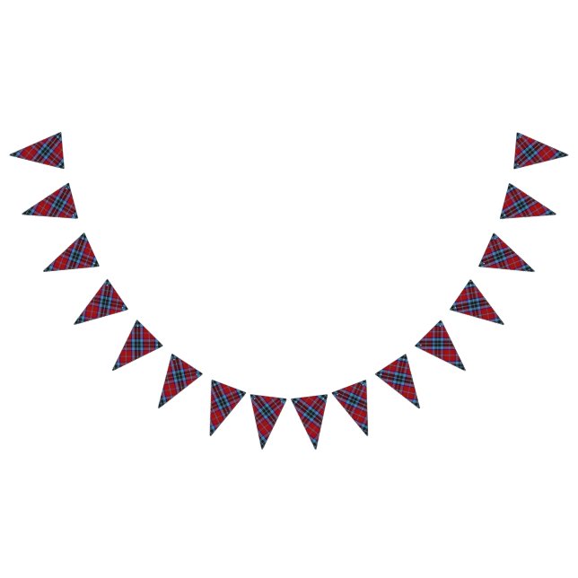 Scottish Klan MacTavish Tartan Vimplar (Alla)