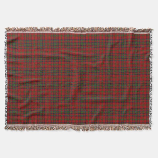 Scottish Klan Matheson Tartan Filt (Framsidan)