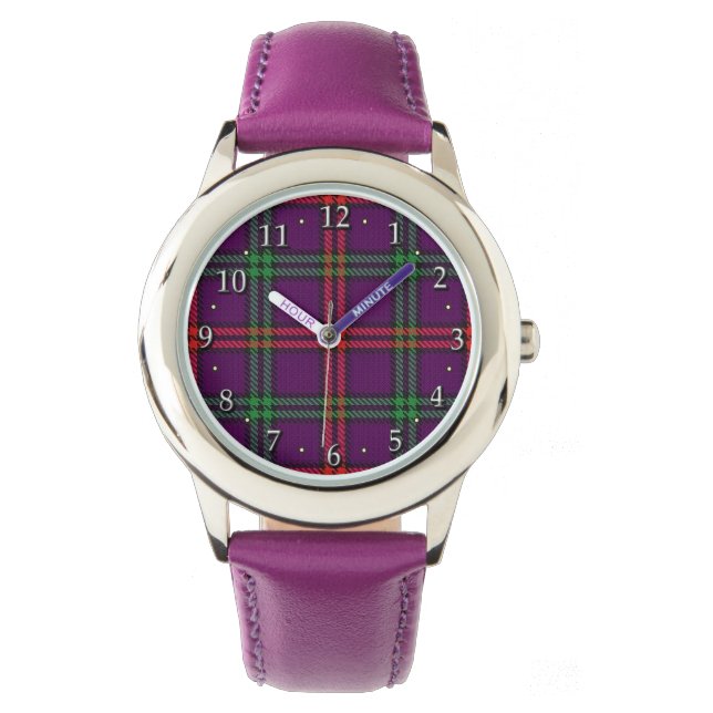 Scottish Klan Montgomery Family Tartan Play Armbandsur (Framsida)