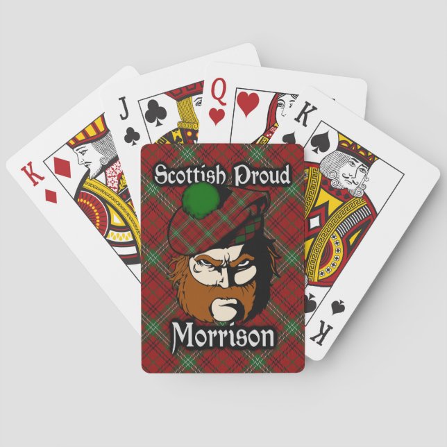 Scottish Klan Morrison Tartan Deck Spelkort (Baksidan)