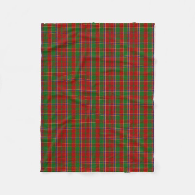 Scottish Klan Munro Tartan Plaid Fleecefilt (Framsidan)