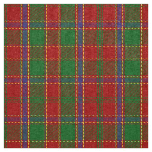 Scottish Klan Munro Tartan Plaid Tyg (Prov)