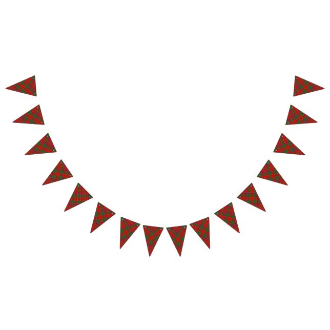 Scottish Klan Munro Tartan Vimplar (Alla)