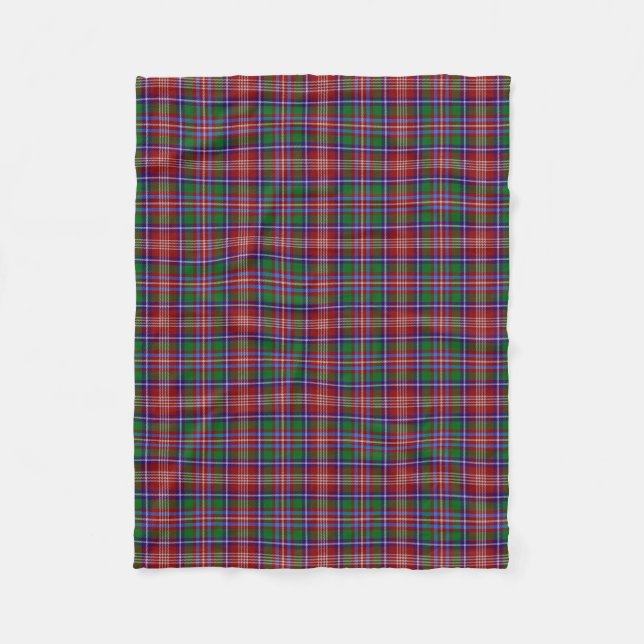 Scottish Klan Ritchie Tartan Plaid Fleecefilt (Framsidan)