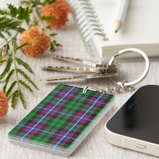 Scottish Klan Russell Tartan Keychain (Högra Framsidan)