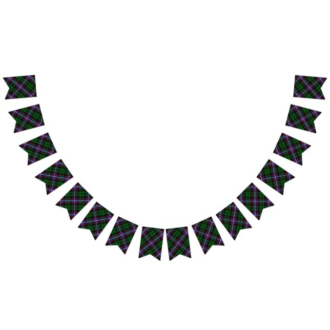 Scottish Klan Russell Tartan Vimplar (Alla)