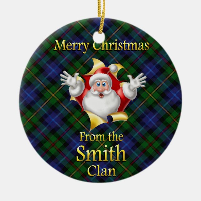 Scottish Klan Smith jul Ornament (Framsidan)