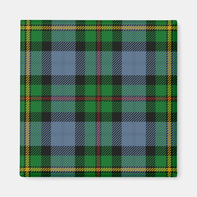 Scottish Klan Smith Tartan Play Magnet (Framsidan)
