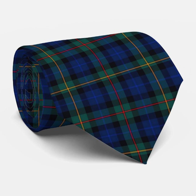 Scottish Klan Smith Tartan Play Neck Tie Slips (Rullad)