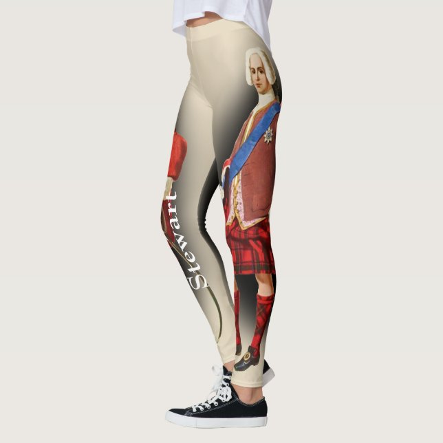 Scottish Klan Stewart by R. McIan Leggings (Vänster)