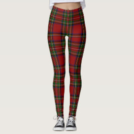 Scottish Klan Stewart Royal Tartan Leggings