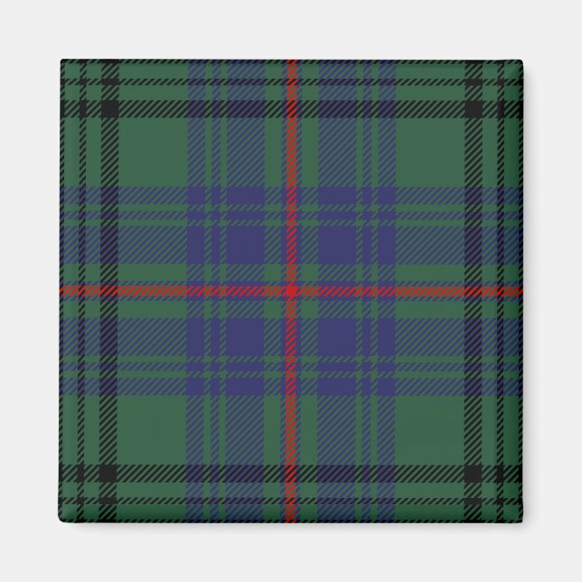 Scottish Klan Walker Tartan Play Magnet (Framsidan)