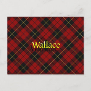 Scottish Klan Wallace Tartan Vykort