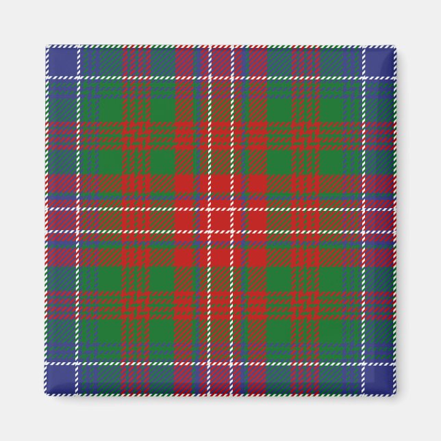 Scottish Klan Wilson Tartan Play Magnet (Framsidan)