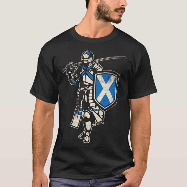 Scottish Knight T Shirt (Framsida)