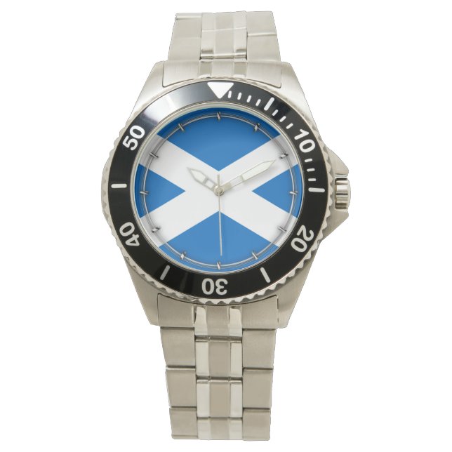 Scottish Kor Scotland Färg Armbandsur (Framsida)