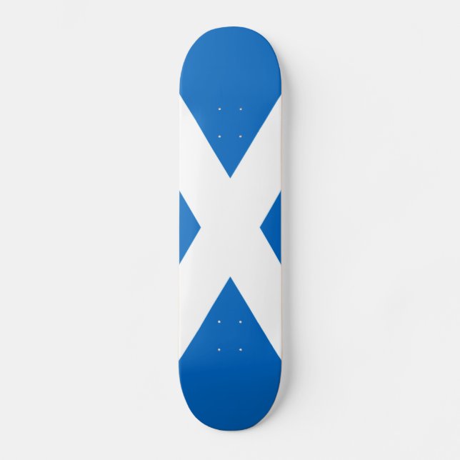 Scottish Kor Scotland Färg Skateboard Bräda 21,5 Cm (Framsida)