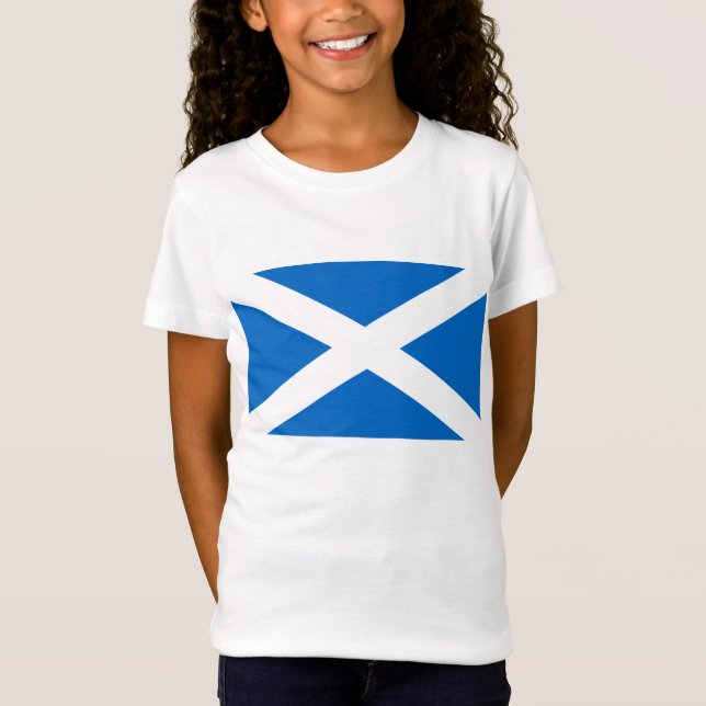 Scottish Kor Scotland Färg Tee (Framsida)