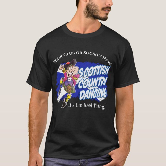 SCOTTISH LAND DANCING, det är Reel Sak! T Shirt (Framsida)