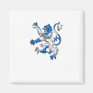 Scottish Lejon in St. Andrew's Färg Magnet