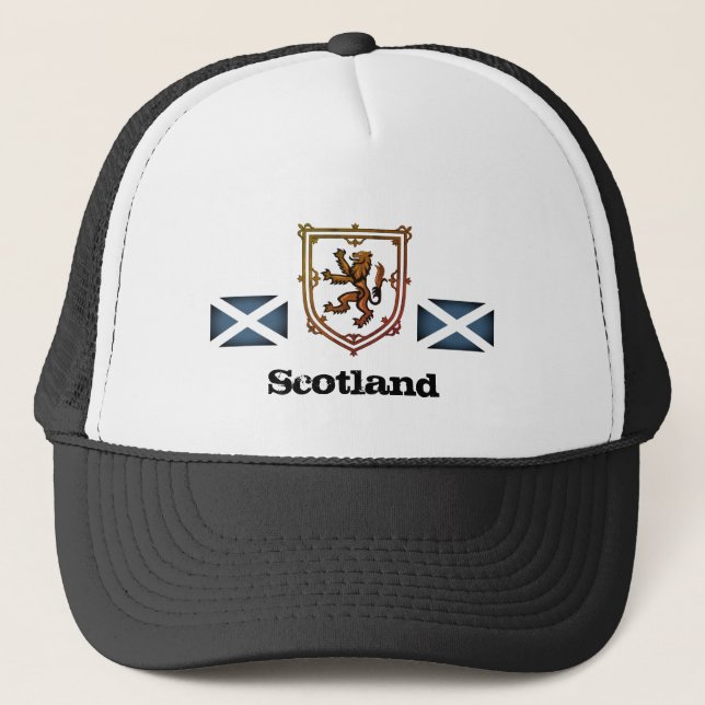 Scottish Lejon & Scottish flagga, Skottland/mode Keps (Framsida)