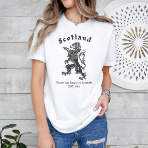 Scottish Lejon, Scottish T-shirt, Scotland Shirt T