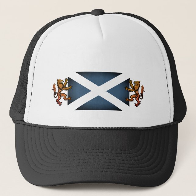 Scottish Lejonare & Scottish flagga, Skottland/mod Keps (Framsida)