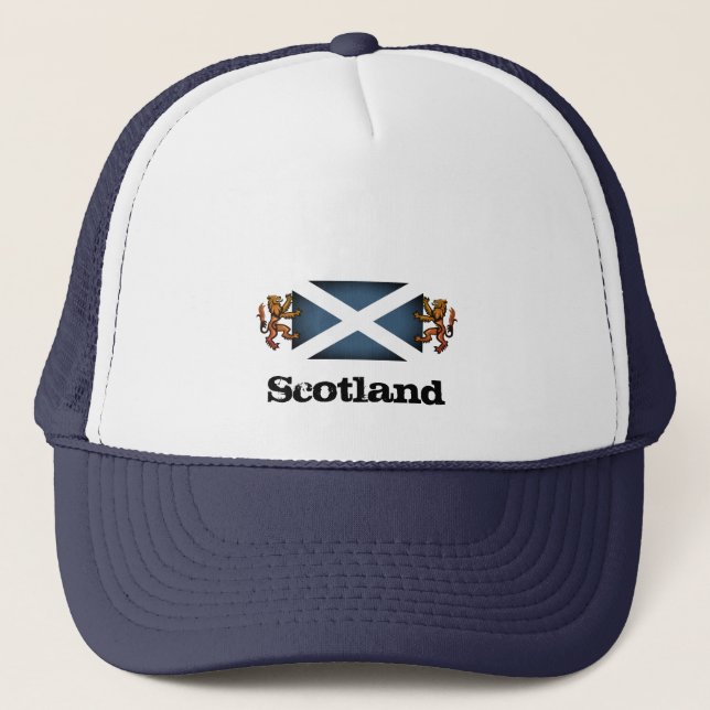 Scottish Lejonare & Scottish flagga, Skottland/mod Keps (Framsida)