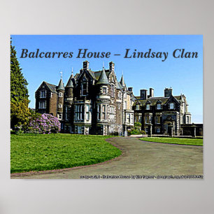 Scottish Lindsay Klans Balcarres House Photo Poster