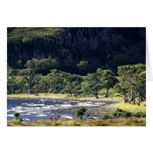 Scottish Loch Hälsningskort (Framsidan Horizontal)