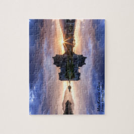 Scottish MacKenzie Klans reflektion av solnedgånge Pussel