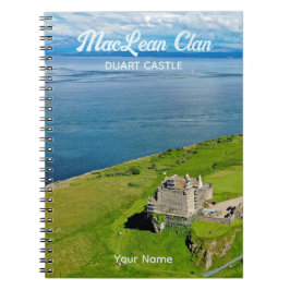 Scottish MacLean Klan Duart Castle Photo Anteckningsbok