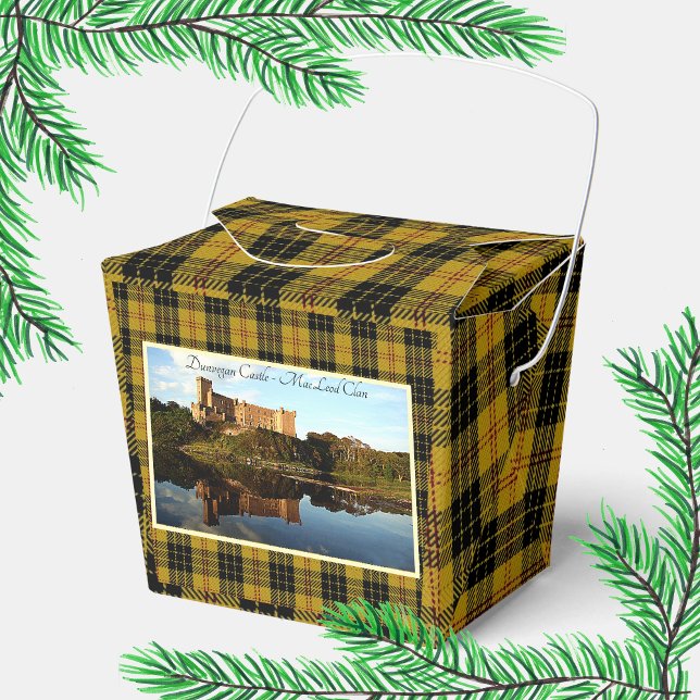 Scottish MacLeod Klan Dunvegan Castle Favor Box Presentaskar (Skapare uppladdad)