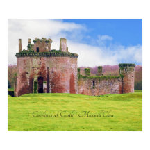 Scottish Maxwell Klans Caerlaverock Castle Poster