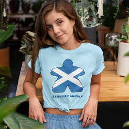 Scottish Meeple Womens Shirt T Shirt
