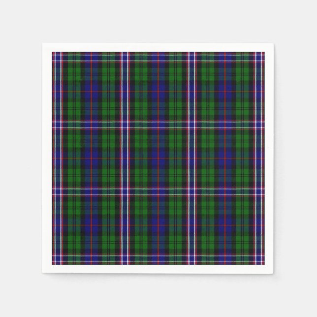 Scottish National Tartan Print Pappersservett (Framsidan)