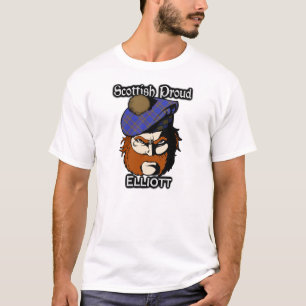Scottish Proud Klan Elliott Tartan Tee Shirt