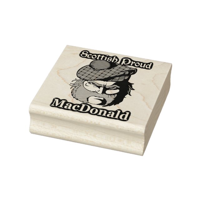 Scottish Proud Klan MacDonald Art Stämpel (Stämpel)