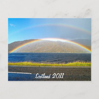 Scottish Rainbow Vykort