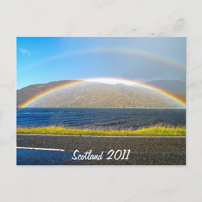 Scottish Rainbow Vykort (Framsida)