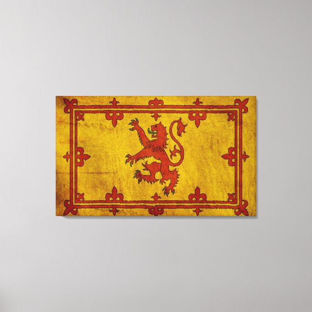 Scottish Rampant Lejon Canvas (Framsida)