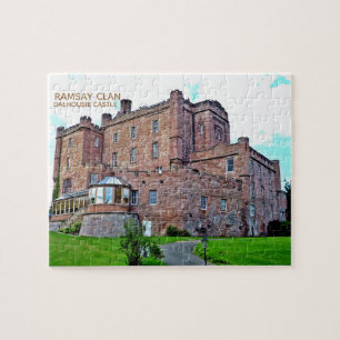 Scottish Ramsay Klans Dalhousie Castle Puzzle Pussel