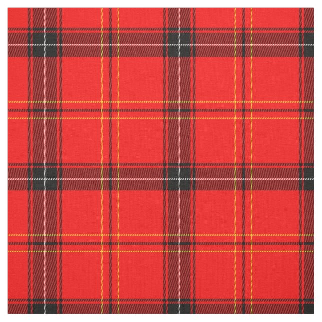 Scottish Red Tartan Tyg (Provkarta)