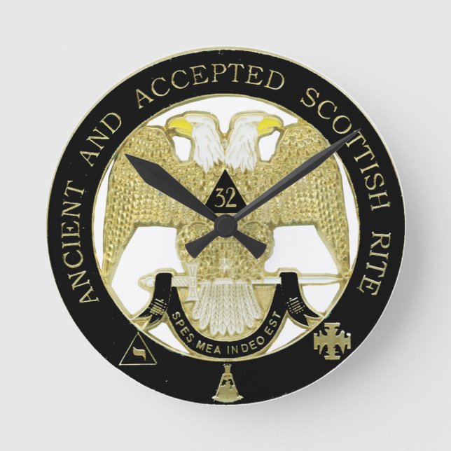 Scottish Rite Rund Klocka (Framsida)