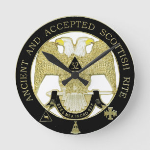 Scottish Rite Rund Klocka