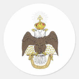 Scottish Rite Runt Klistermärke