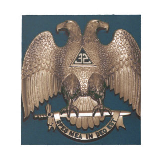 Scottish Rite Teal 32 Degree Anteckningsblock