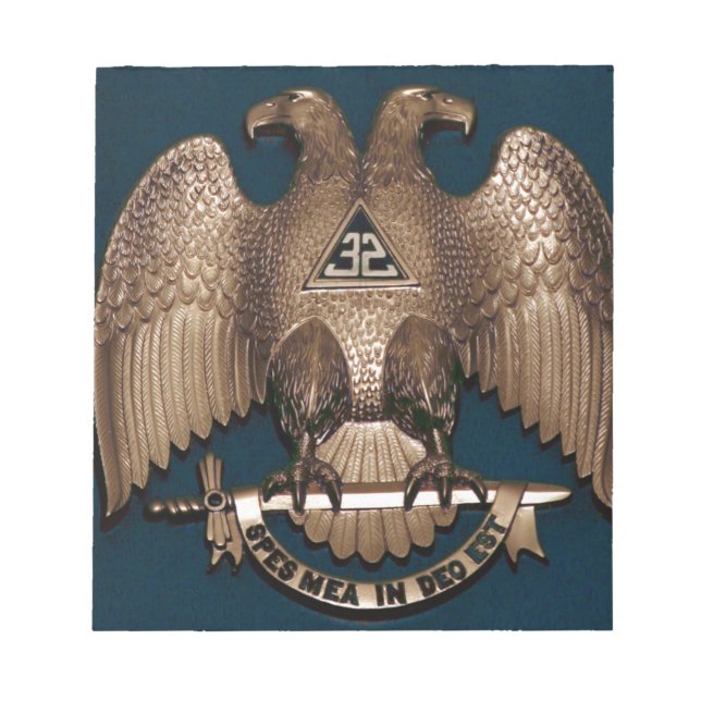Scottish Rite Teal 32 Degree Anteckningsblock (Framsida)